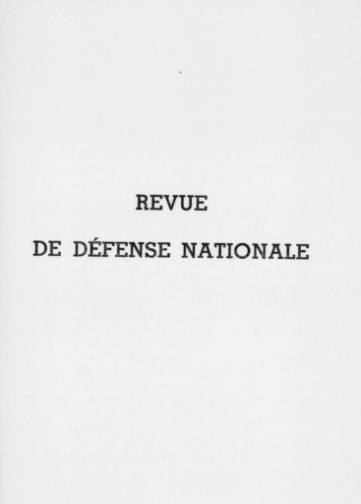 Revue de défense nationale (1945-1972)