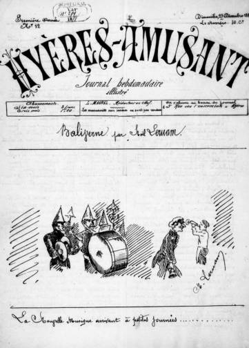 Couverture de Hyères amusant, publié le 07 octobre 1888