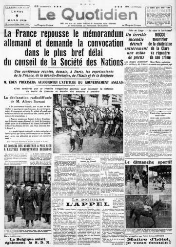 Le Quotidien (1923-1936)