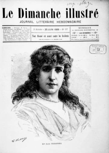 Couverture de Dimanche, publié le 25 décembre 1888