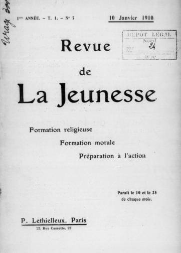 Revue de la jeunesse (1909-1914)