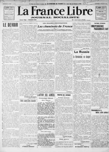 La France libre (1918-1938)