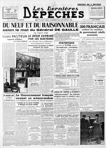 Les Dernières dépêches de Dijon (1945-1958)