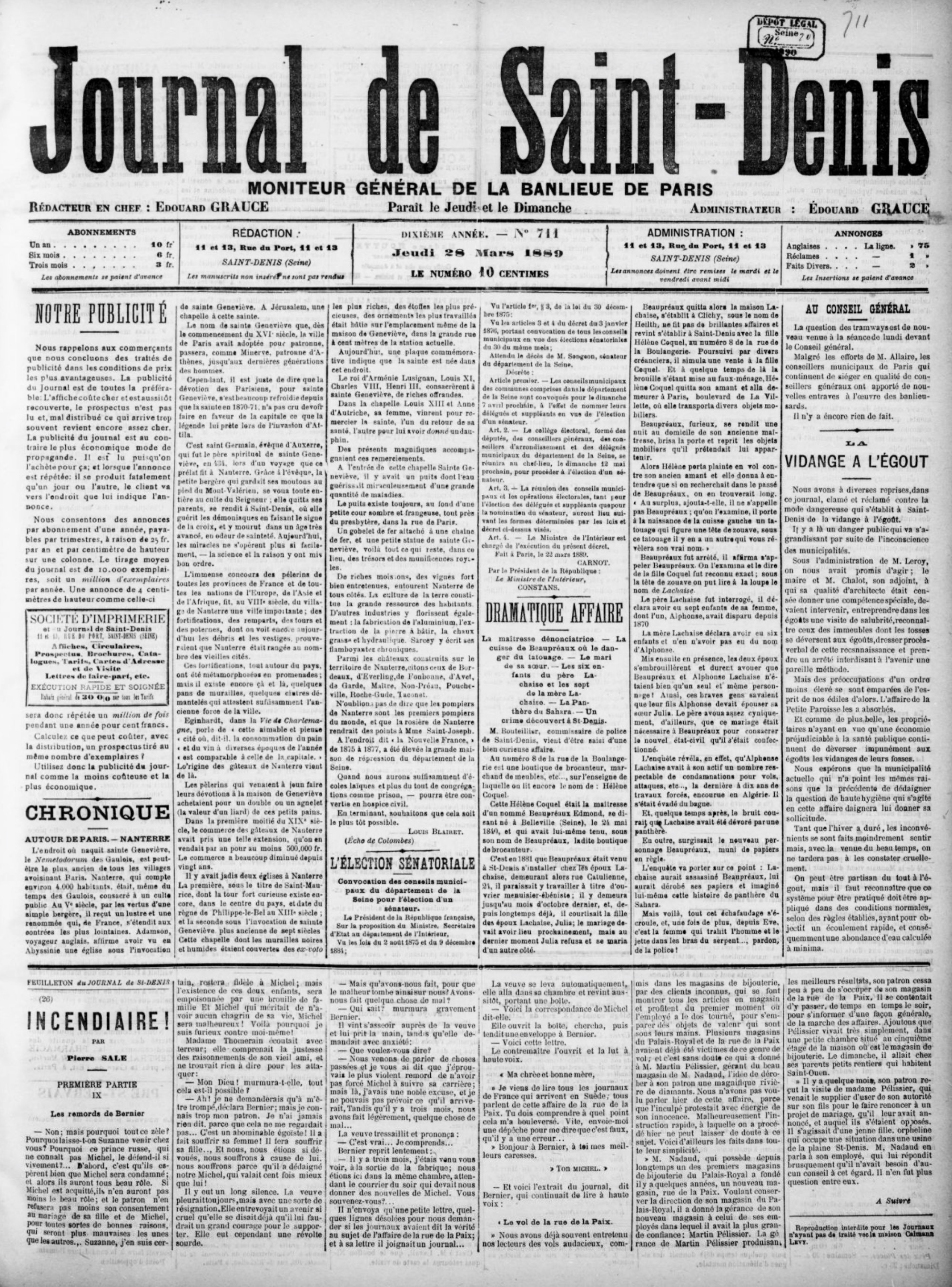 Journal de Saint-Denis (1889-1953)