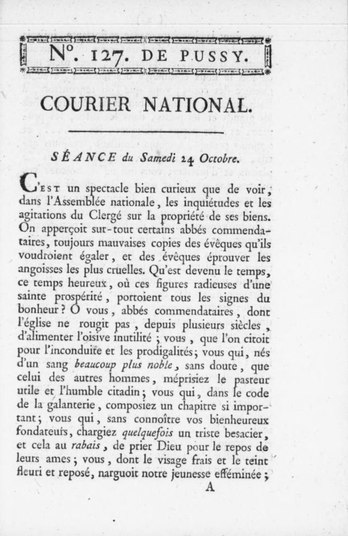 Courier national (1789)